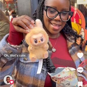 Adorable Tan Plush Small Pet Toy